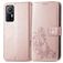 Mobigear Clover Xiaomi 12X Hoesje Bookcase Portemonnee - Roségoud