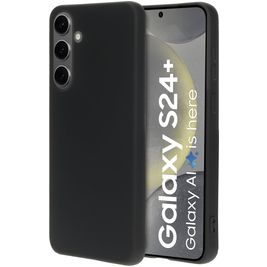 Mobiparts Samsung Galaxy S24 Plus Siliconen Hoesje Backcover - Zwart Mobiparts Samsung Galaxy S24 Plus Siliconen Hoesje Backcover - Zwart