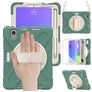 Mobigear SureGrip XGuard iPad Mini 6 (2021) Hoes Hard Kunststof,Siliconen Backcover + Stylus Houder + Schouderband + Standaard - Groen