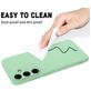 Mobigear Rubber Touch Samsung Galaxy S25 FE Siliconen Hoesje Backcover - Groen