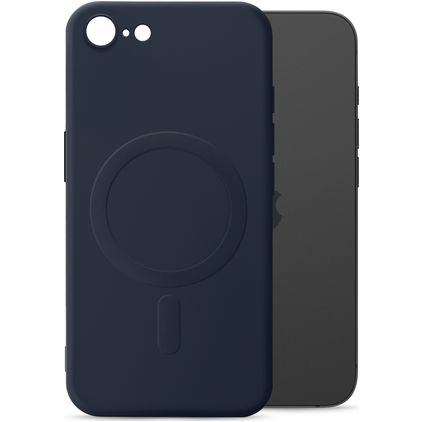My Style Protective Flex iPhone SE (2020) MagSafe Hoesje Flexibel TPU Backcover - Marineblauw