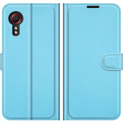 Mobigear Classic Samsung Galaxy Xcover 5 Hoesje Bookcase Portemonnee - Blauw
