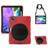 Mobigear SureGrip XGuard iPad Pro 11 Inch (2022) Hoes Hard Kunststof,Siliconen Backcover + Stylus Houder + Schouderband + Standaard - Rood