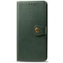 Mobigear Snap Button OPPO A5 (2020) Hoesje Bookcase Portemonnee - Groen