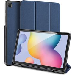 Dux Ducis Domo Samsung Galaxy Tab S6 Lite Hoes Bookcase + Stylus Houder - Blauw