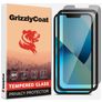 GrizzlyCoat Easy Fit AntiSpy iPhone 13 Glazen Screenprotector Privacy - Case Friendly + Installatieframe