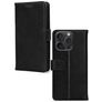 Mobilize Premium Gelly Wallet iPhone 15 Pro Hoesje Bookcase Portemonnee - Zwart
