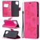 Mobigear Butterfly Samsung Galaxy A12 Hoesje Bookcase Portemonnee - Magenta