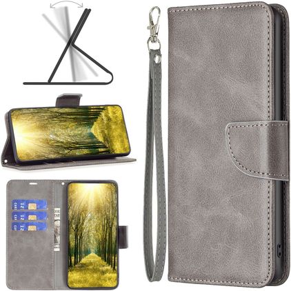 Mobigear Excellent Realme GT Neo 3 Hoesje Bookcase Portemonnee - Grijs