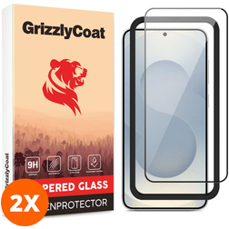 GrizzlyCoat Easy Fit Samsung Galaxy S25 Edge Glazen Screenprotector - Case Friendly + Installatie Frame (2-Pack)