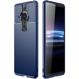 Mobigear Racing Sony Xperia Pro-I Hoesje Flexibel TPU Backcover - Blauw