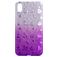 Mobigear Design iPhone XS Max Hoesje Flexibel TPU Backcover - Paars