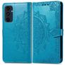 Mobigear Mandala Samsung Galaxy A16 Hoesje Bookcase Portemonnee - Blauw