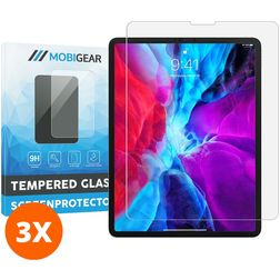 Mobigear iPad Pro 12.9 Inch (2020) Glazen Screenprotector - Case Friendly (3-Pack)