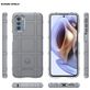 Mobigear Rugged Shield Motorola Moto G31 Hoesje Flexibel TPU Backcover Shockproof - Grijs