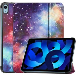 Mobigear Tri-Fold iPad 10 (2022) Hoes Bookcase - Milky Way Nebula
