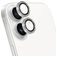 Mobiparts iPhone 16 Glazen Camera Lens Protector - Case Friendly - Zilver
