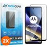Mobigear Premium Motorola Moto G31 Glazen Screenprotector - Case Friendly - Zwart (2-Pack)
