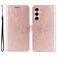 Mobigear Butterfly Samsung Galaxy A26 Hoesje Bookcase Portemonnee - Roségoud