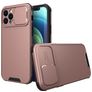 Mobigear Cam Slide iPhone 14 Hoesje Hardcase Backcover met Camera Slider - Roségoud