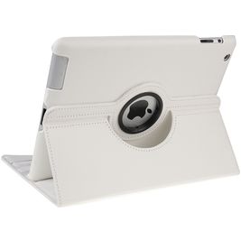 Mobigear DuoStand iPad 4 (2012) Hoes Draaibare Bookcase - Wit Mobigear DuoStand iPad 4 (2012) Hoes Draaibare Bookcase - Wit