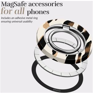 MIO Holder MagSafe Telefoon Ring - Leopard Universeel