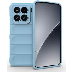 Mobigear Bumpy Xiaomi 15 Hoesje Flexibel TPU Backcover - Blauw