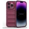 Mobigear Bumpy iPhone 15 Pro Hoesje Flexibel TPU Backcover - Bordeaux Rood