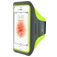 Mobiparts Comfort Fit Telefoonhouder Hardlopen iPhone SE (2016) Sport Hoesje Neopreen Sportarmband - Neon Green