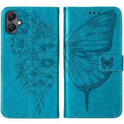 Mobigear Butterfly Samsung Galaxy A05 Hoesje Bookcase Portemonnee - Blauw