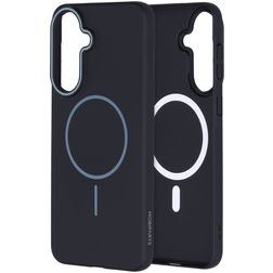Mobiparts Slim Line Samsung Galaxy A37 MagSafe Hoesje Hardcase Backcover - Onyx Black