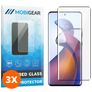 Mobigear Premium Motorola Edge 30 Fusion Glazen Screenprotector - Case Friendly - Zwart (3-Pack)