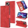 Mobigear Wallet iPhone 14 Hoesje Bookcase Portemonnee - Rood