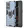 Mobigear Armor Ring Realme GT Neo 3 Hoesje Hardcase Backcover Shockproof met Ringhouder - Blauw