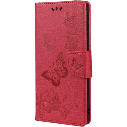 Mobigear Clover Xiaomi Redmi Note 11 5G Hoesje Bookcase Portemonnee - Rood