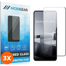 Mobigear Premium ASUS Zenfone 11 Ultra Glazen Screenprotector - Case Friendly (3-Pack)
