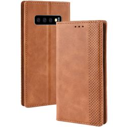 Mobigear Sensation Samsung Galaxy S10 Hoesje Bookcase Portemonnee - Cognac