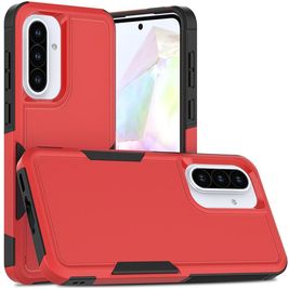 Mobigear Heavy Armor Samsung Galaxy A36 Hoesje Hardcase Backcover Shockproof - Rood