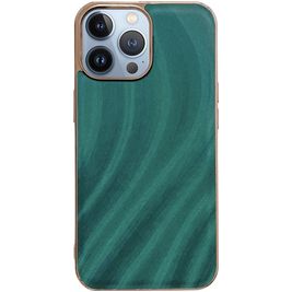 Mobigear Wavy iPhone 14 Pro Hoesje Hardcase Backcover - Groen