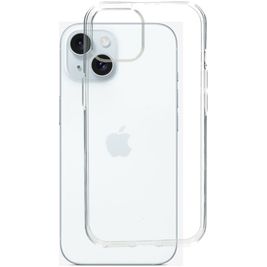 Mobiparts Classic Doorzichtig iPhone 15 Hoesje Flexibel TPU Backcover - Transparant