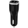 Mobiparts Dual USB Autolader 5A - Zwart