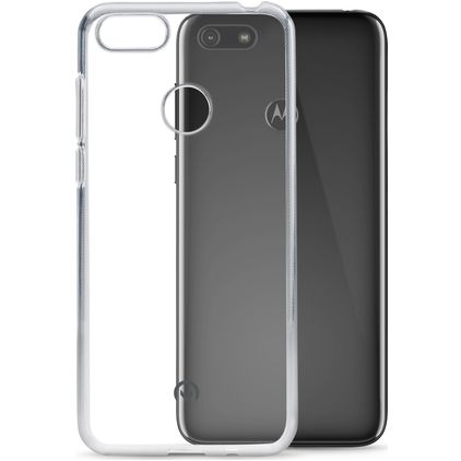 Mobilize Gelly Doorzichtig Motorola Moto E6 Play Hoesje Flexibel TPU Backcover - Transparant