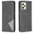 Mobigear Rhombus Slim Realme C35 Hoesje Bookcase - Zwart