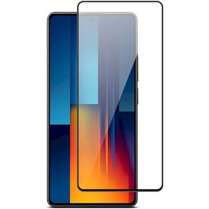 Mobigear Premium POCO M6 Pro Glazen Screenprotector - Case Friendly - Zwart