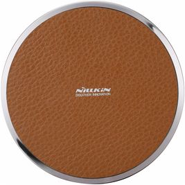 Nillkin MagicDisk Draadloze lader Qi Wireless 10W 2A - Bruin Nillkin MagicDisk Draadloze lader Qi Wireless 10W 2A - Bruin