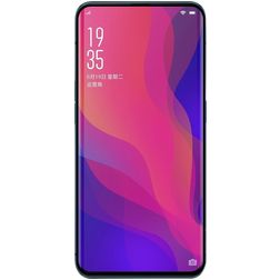 Mobigear Premium OPPO Find X Glazen Screenprotector - Case Friendly - Zwart