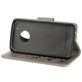 Mobigear Butterfly Motorola Moto G5 Plus Hoesje Bookcase Portemonnee - Grijs