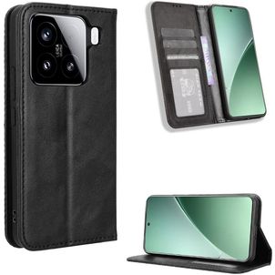 Mobigear Sensation Xiaomi 15 Hoesje Bookcase Portemonnee - Zwart