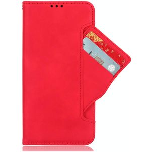 Mobigear Slide Wallet OPPO Find X9 Pro Hoesje Bookcase Portemonnee - Rood
