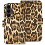My Style Flex Wallet Samsung Galaxy S25 FE Hoesje Bookcase Portemonnee - Wild Leopard